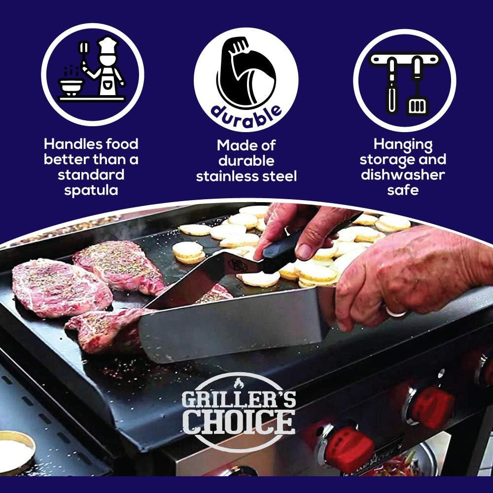 Griller’S Choice Professional Stainless Steel Griddle Accessories, Flat Top Gril