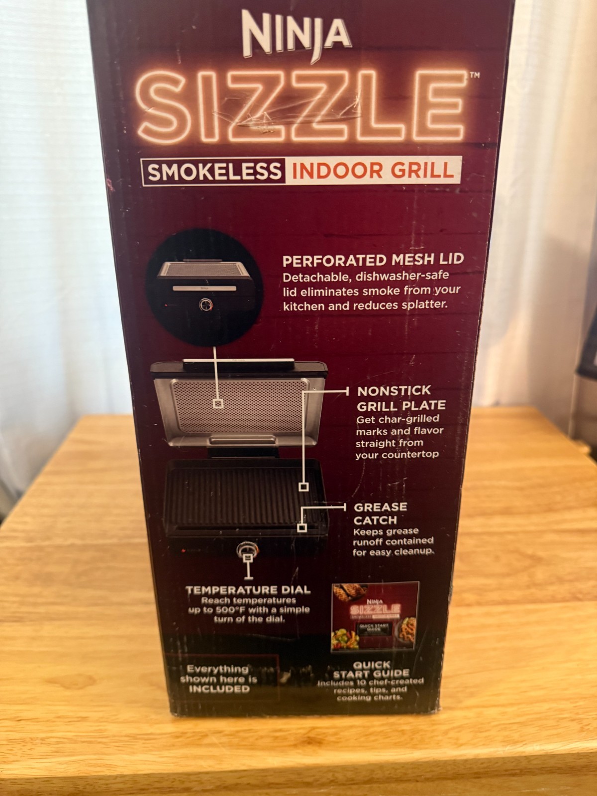 Ninja GR100 Sizzle Smokeless Indoor Grill