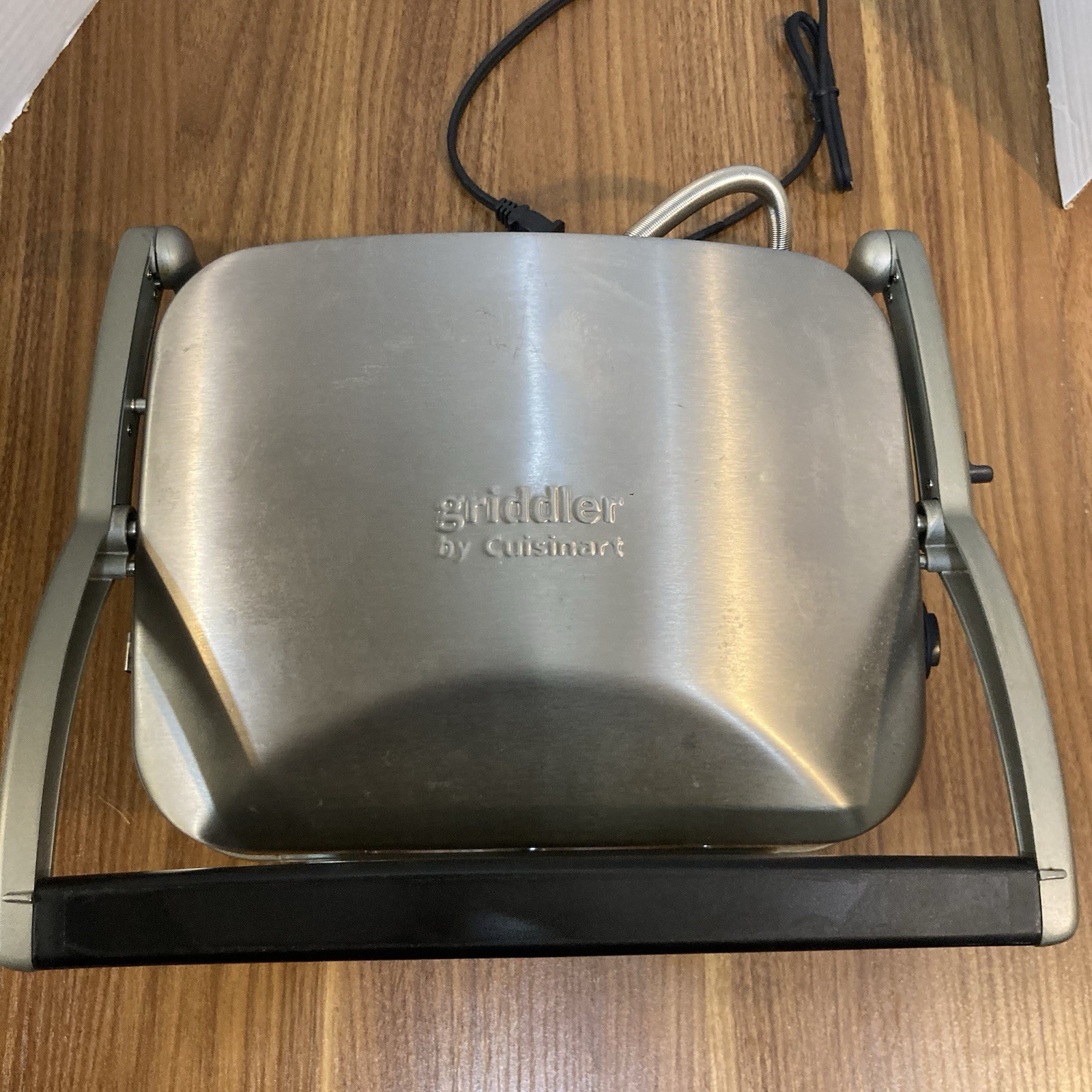 Cuisinart 5-in-1 Griddler Grill Panini Press GR-4N Stainless Steel Waffle Plates