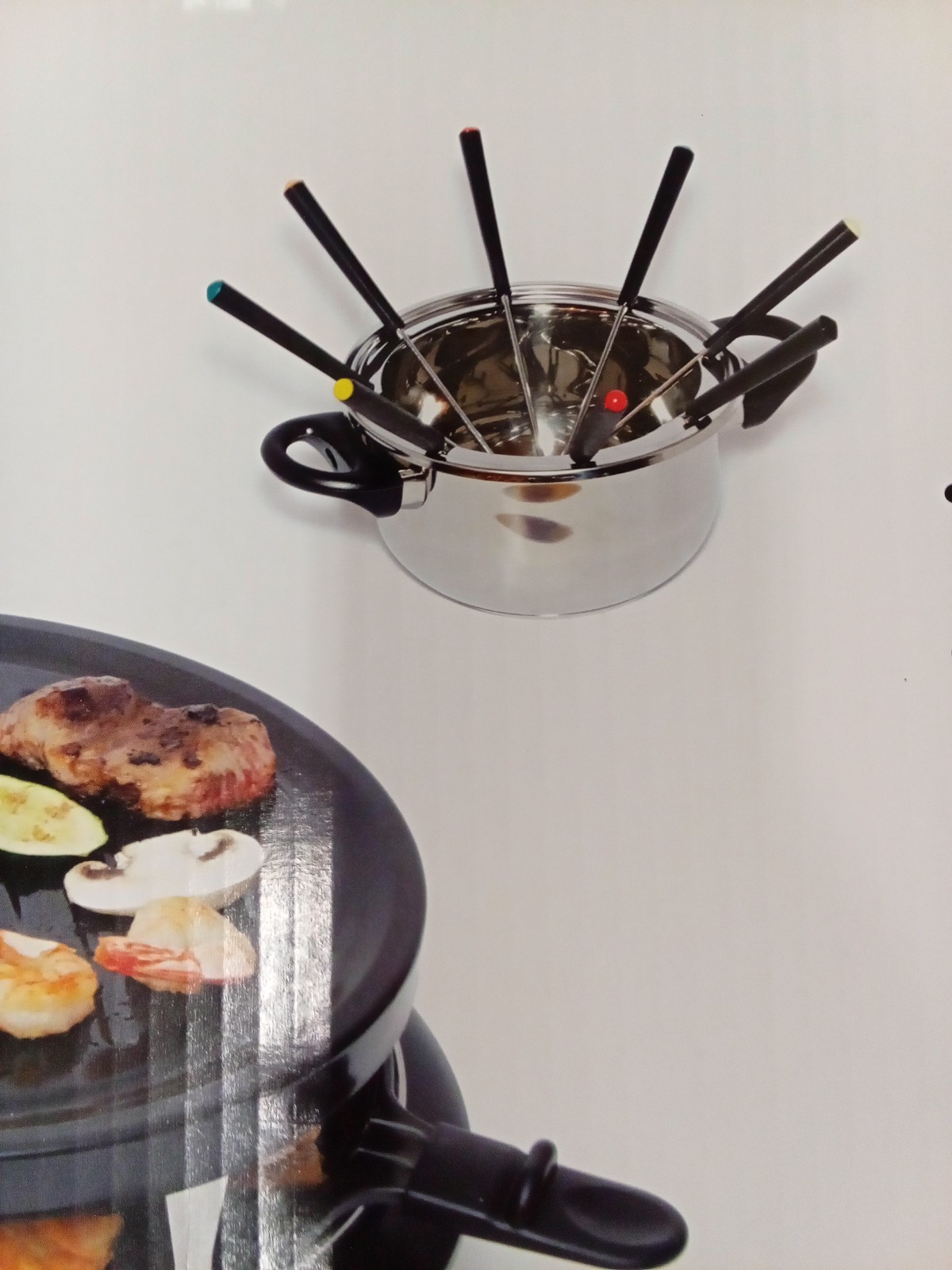 New Total Chef Raclette With Fondue Pot