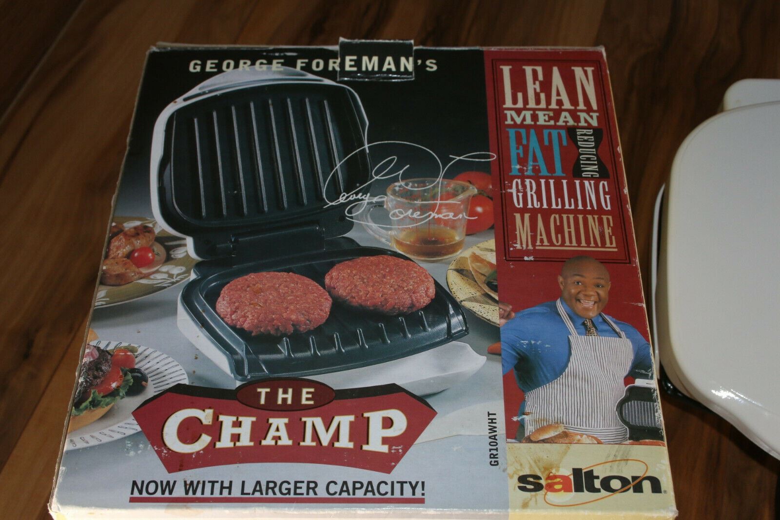 George Foreman Lean Mean Fat Reducing Grilling Machine GR10A White – TESTED