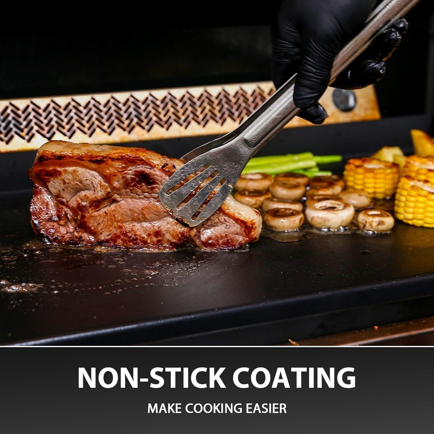 17″ x 13″ Nonstick Coating Cooking Griddle for Gas Grill, Universal Griddle Flat