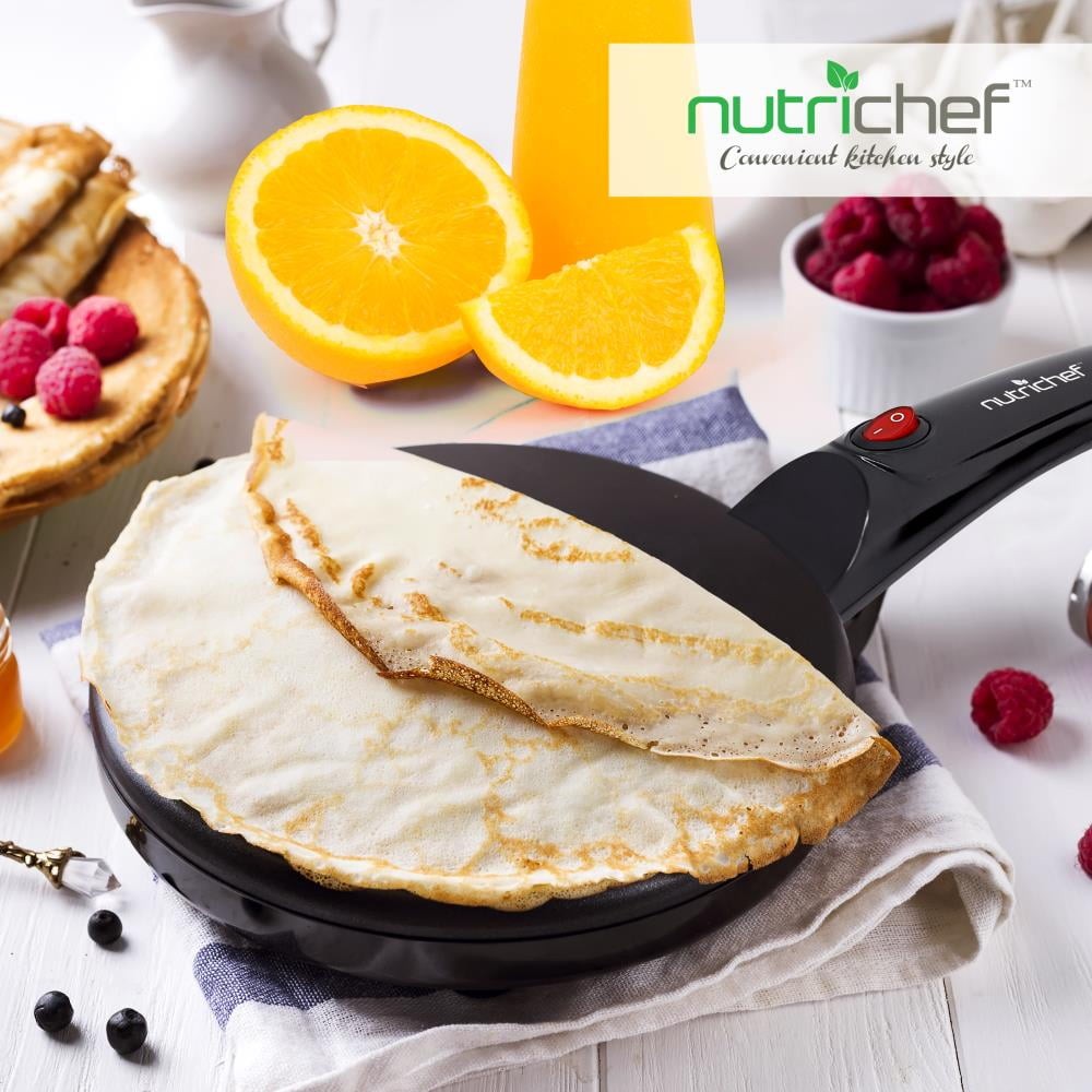 NutriChef PKCRM08.5 – Electric Griddle – Crepe Maker Hot Plate Cooktop