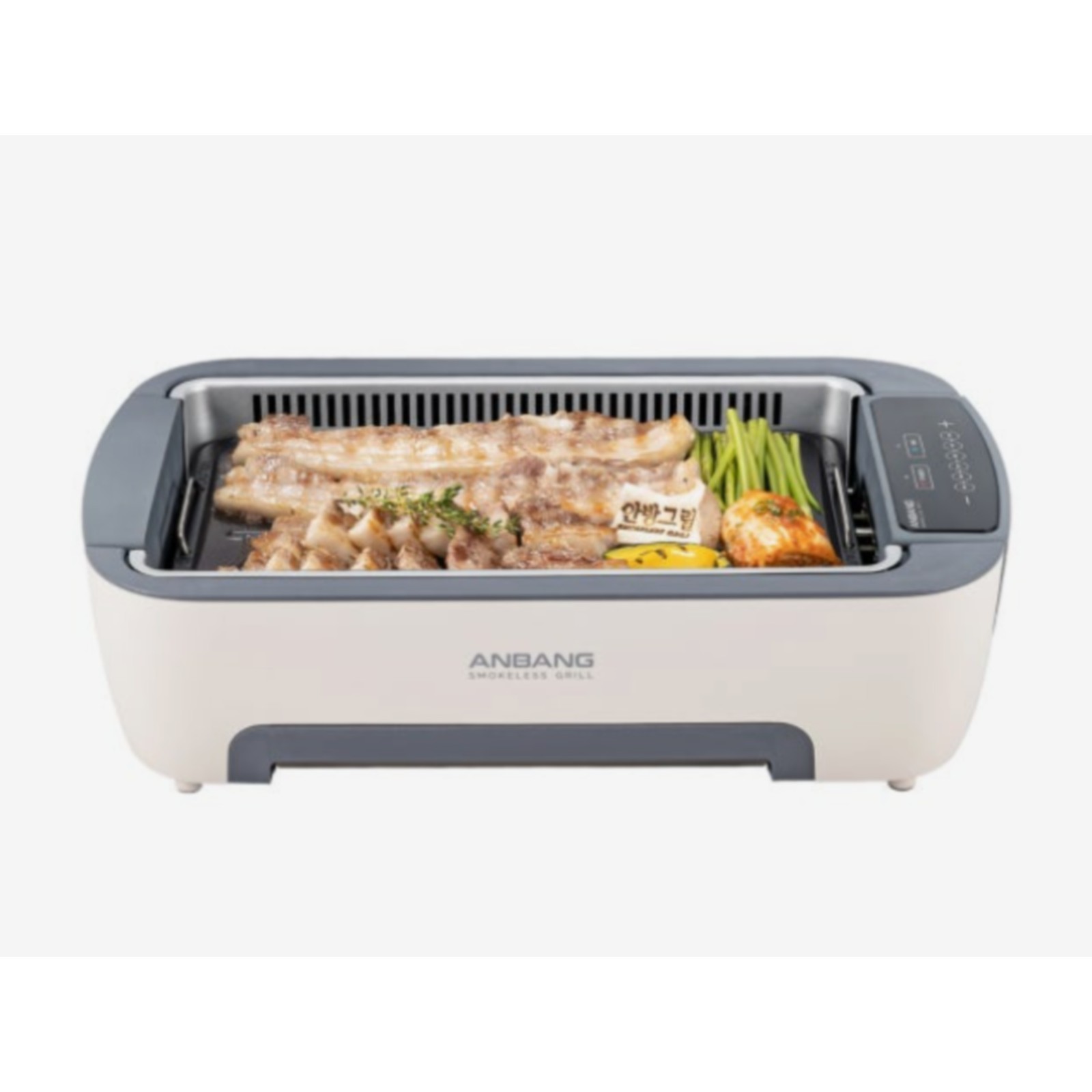 ANBANG AB901MF Smokeless Electric Grill Indoor BBQ 1500W Dual Fan 220V