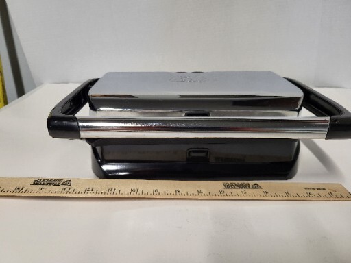 Wolfgang Puck Working Clean Stainless Steel Bistro Collection Panini Maker