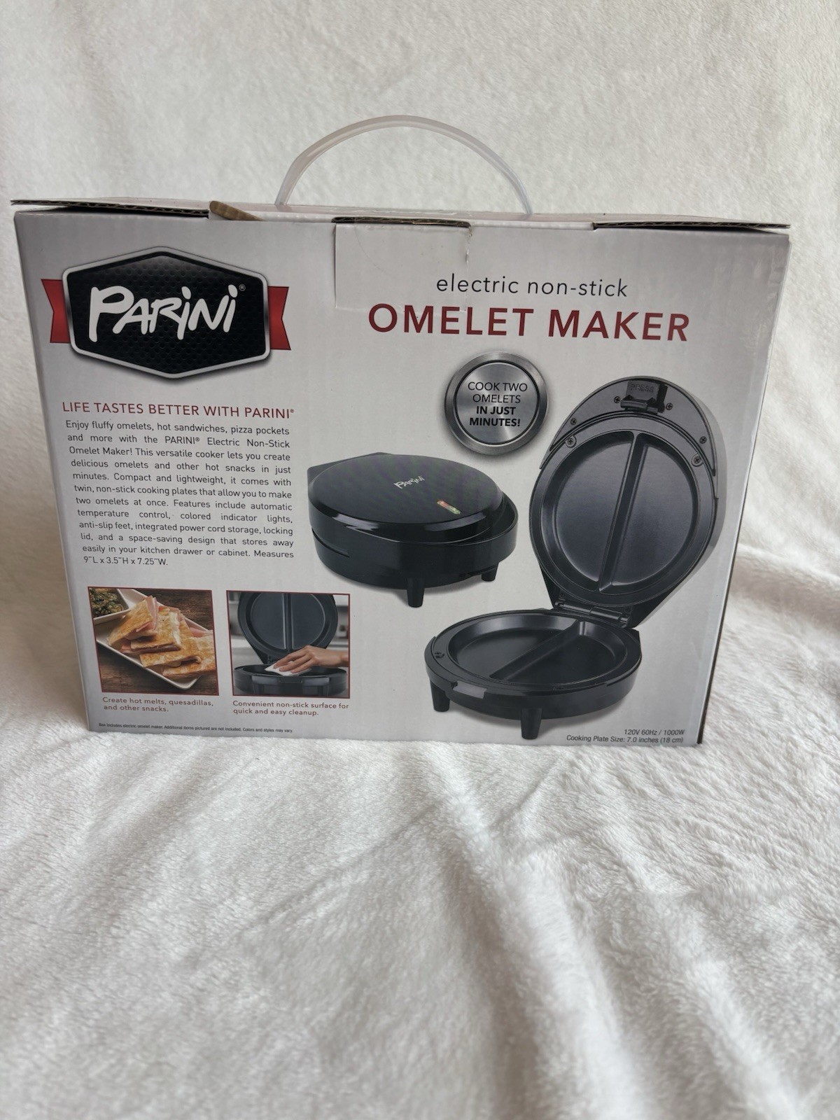 Parini Electric Non-Stick Omelet Maker