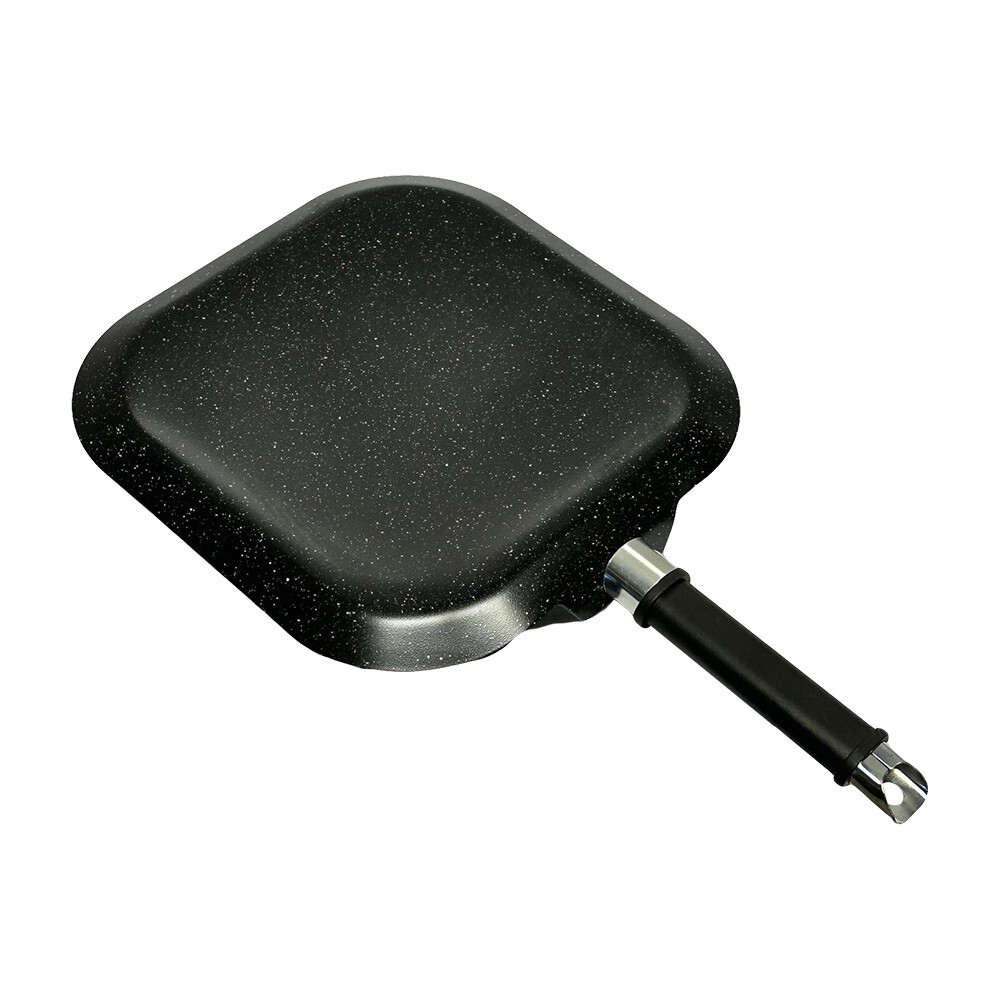 Heavy Gauge Aluminum Nonstick Square Griddle Pan, 11” x 11” Frying Pan Cook