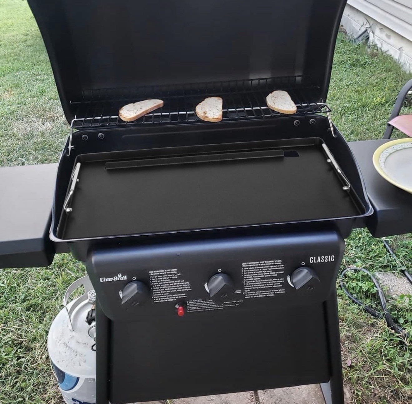 Full-Size Griddle Insert for Char-Broil Classic 360 3-Burner Grills G305-0006-W1