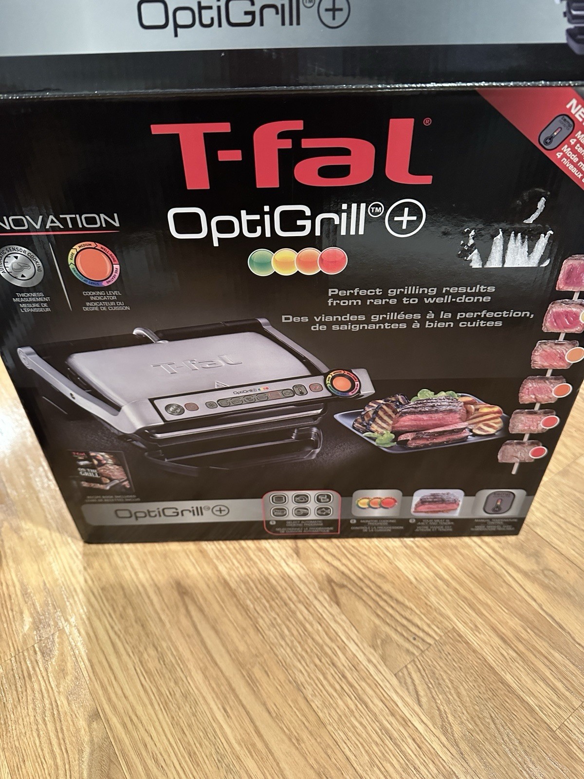 T-FAL OptiGrill Indoor Meat Grill Sandwich Press 8356s1 Tested Works