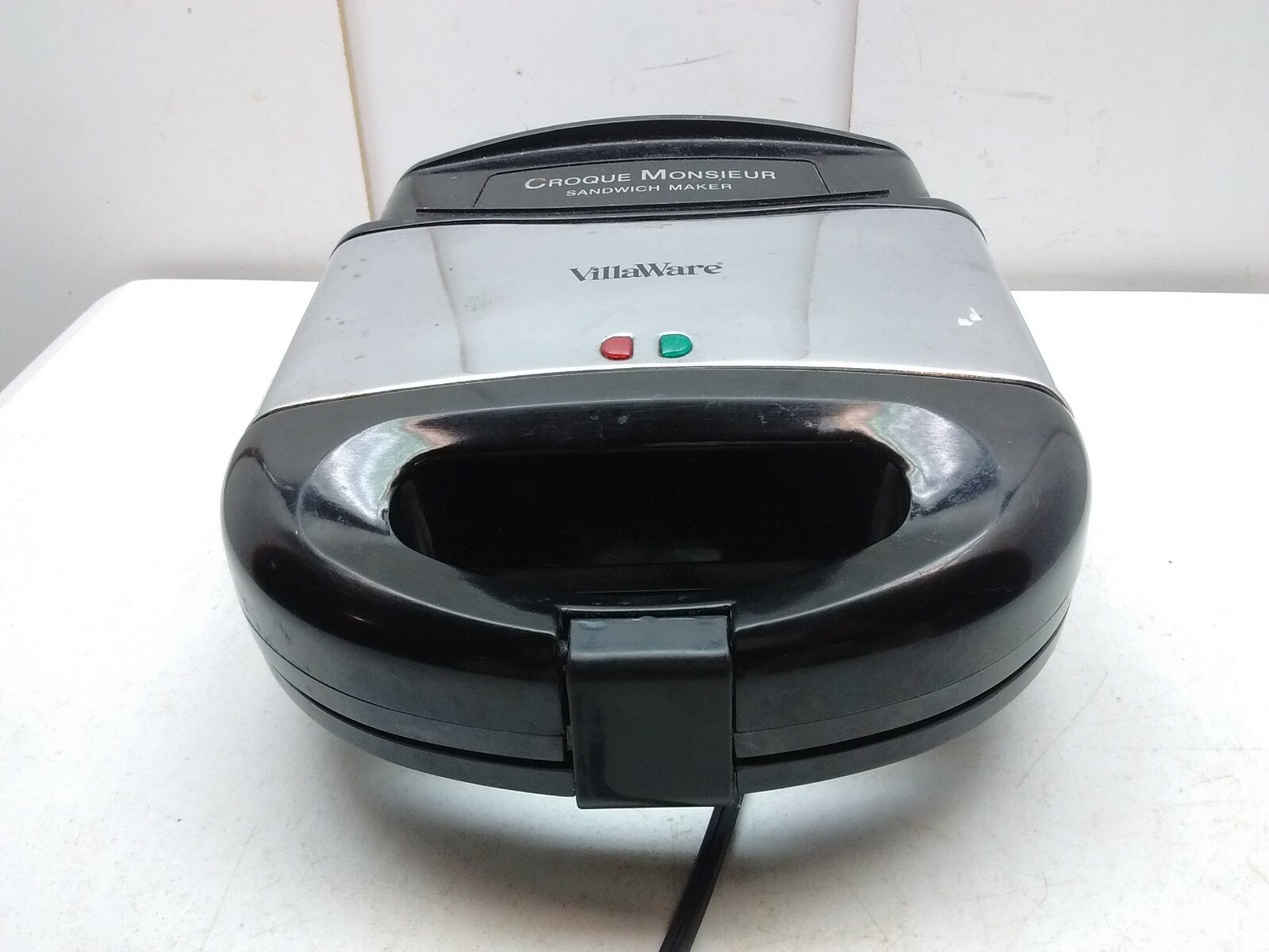VillaWare Monsieur Electric Sea Shell Sandwich Maker Panini Press Grill & Seal