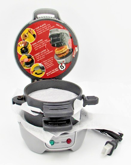 Hamilton Beach Breakfast Sandwich Maker Black 5 Minutes Prep 25475 IN ORIG BOX