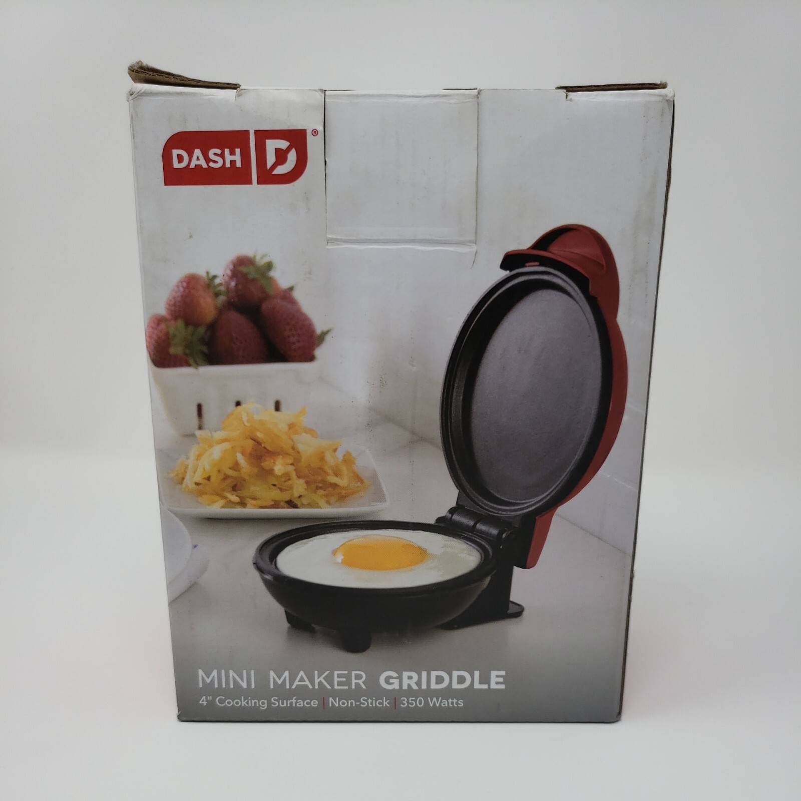 Dash Brand ~ DMS001RD ~ 350 Watt ~ Non Stick ~ Electric Griddle ~ Red