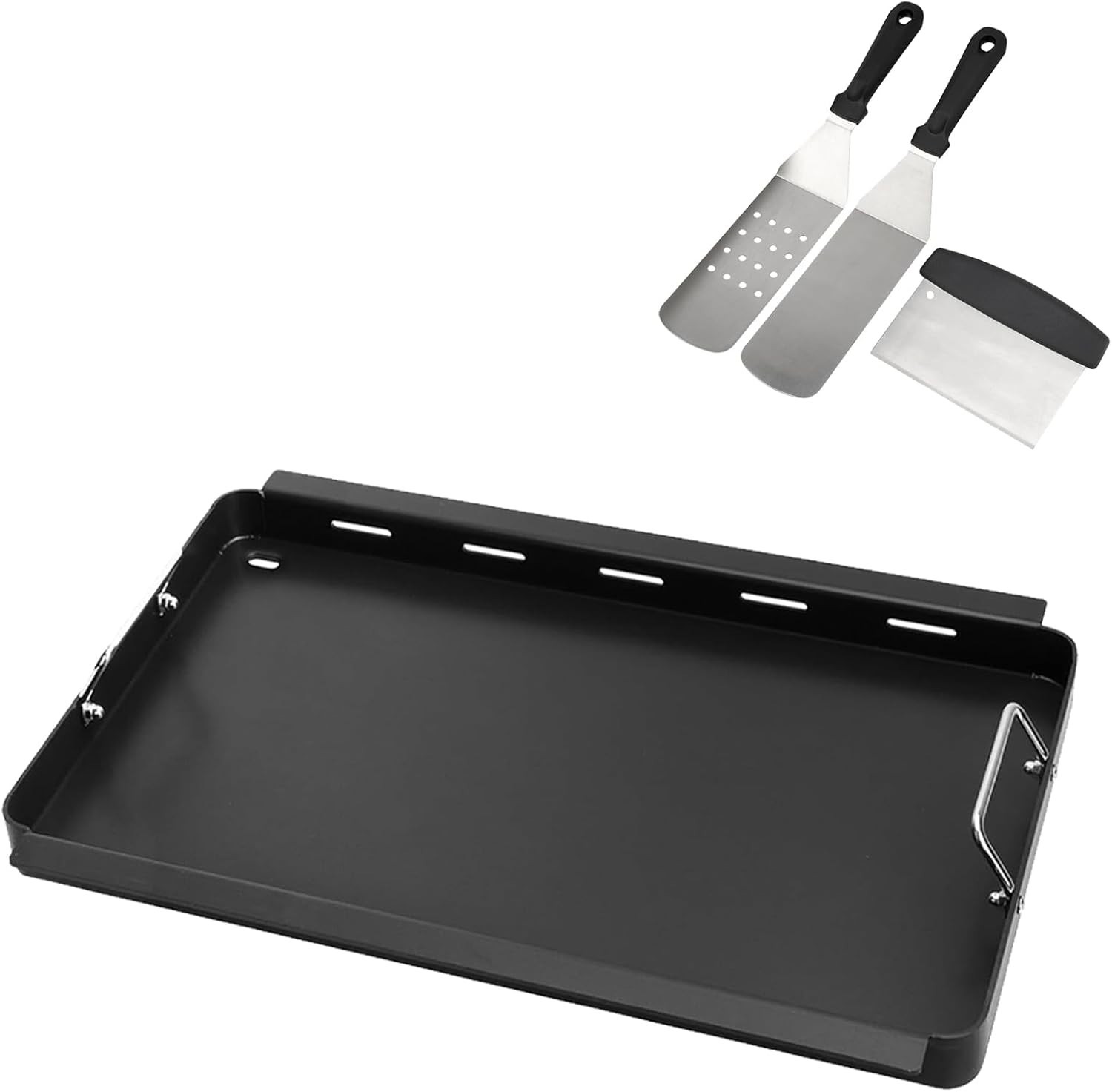 Upgrade Your BBQ: Full-Size Griddle Insert + Spatula Set for Charbroil Grills