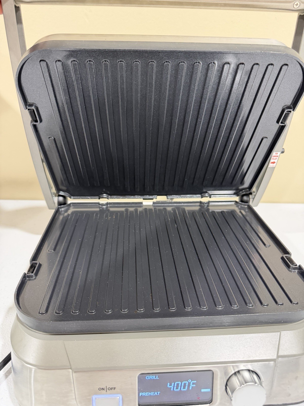Cuisinart Griddler Five GRID-5BNASPC 5-in-1 Grill Griddle New Open Box