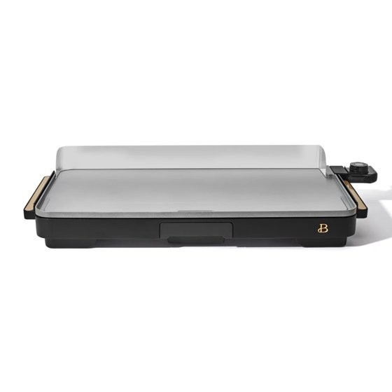 Beautiful XL Electric Griddle 12×22 Nonstick Large Cooking Surface Black Sesame