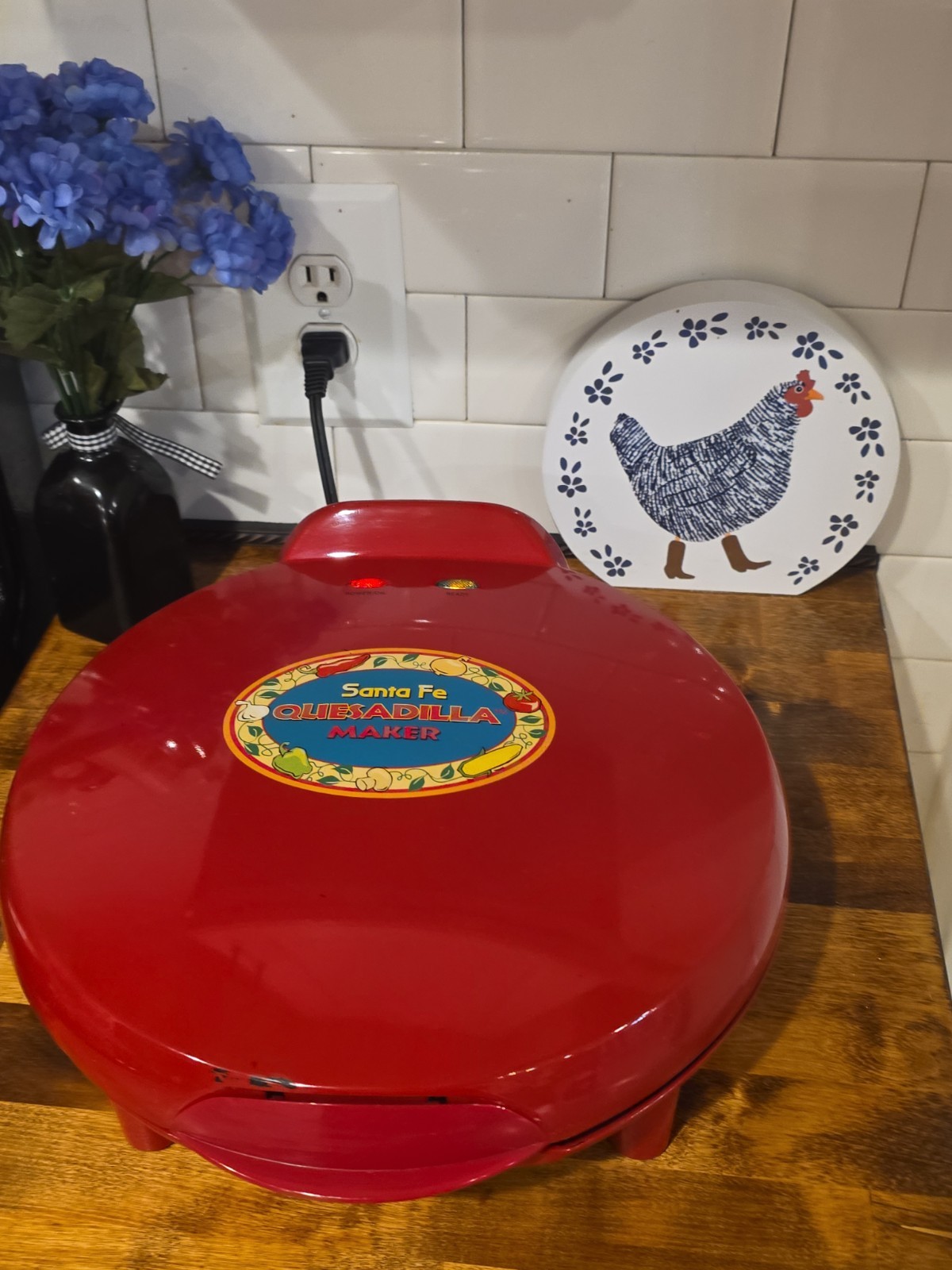 The El Paso Chile Company Red Quesadilla Maker – Used Only a Few Times