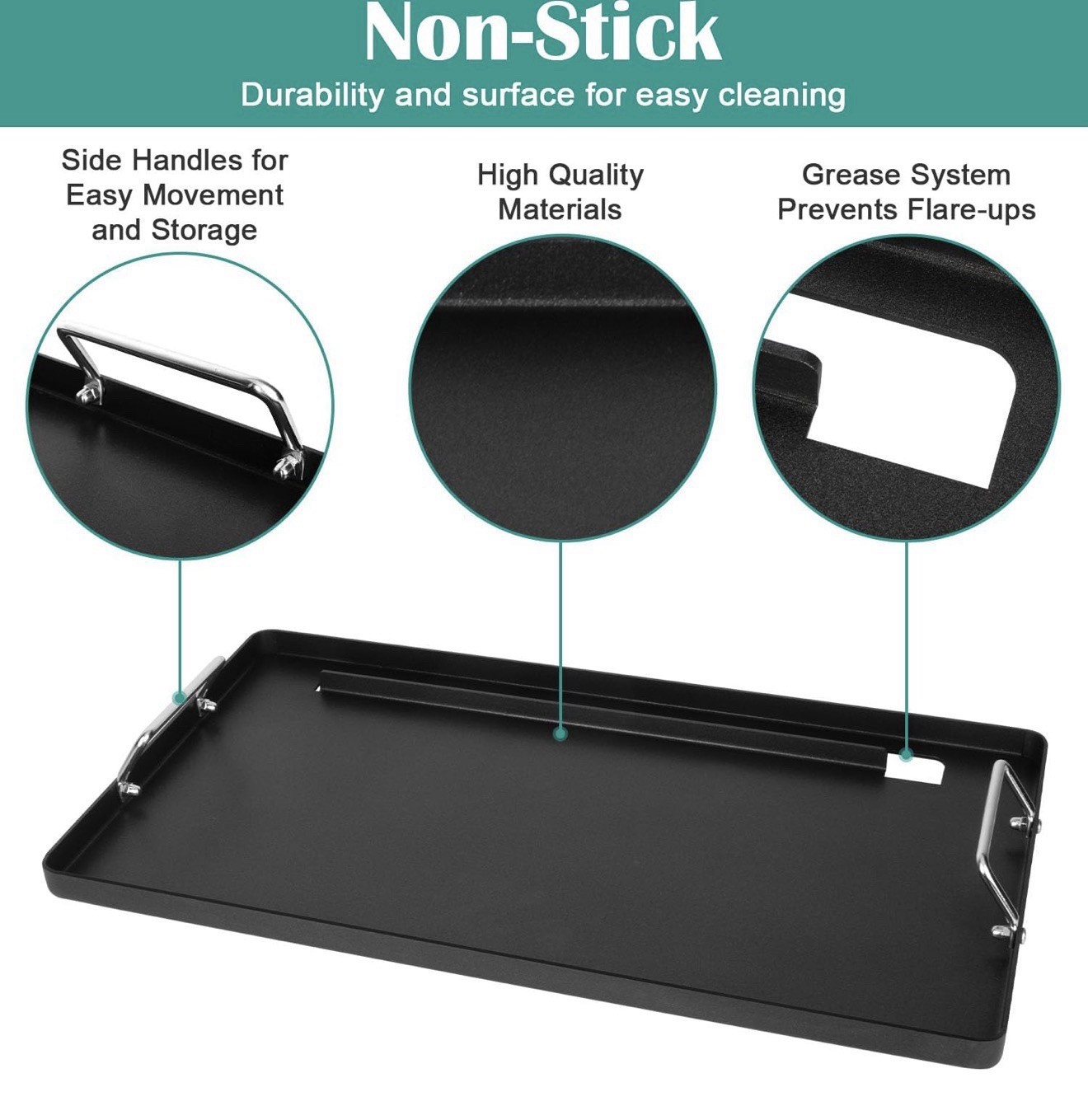 Full-Size Griddle Insert for Char-Broil Classic 360 3-Burner Grills G305-0006-W1