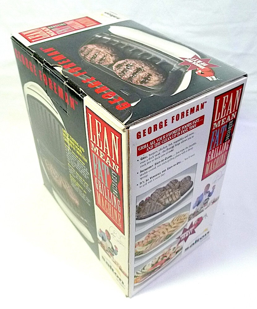 Salton George Foreman Lean Mean Fat-Reducing Grilling Machine – GR10AWHT