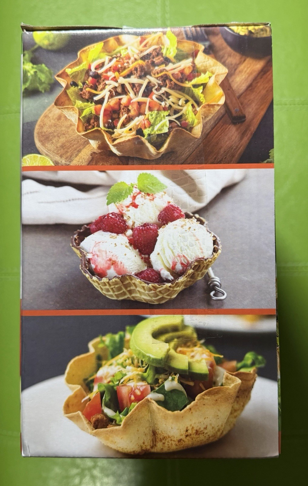 Tortilla Bowl Maker Great For Taco Tuesdays Non-stick Surface Easy To Clean 10”