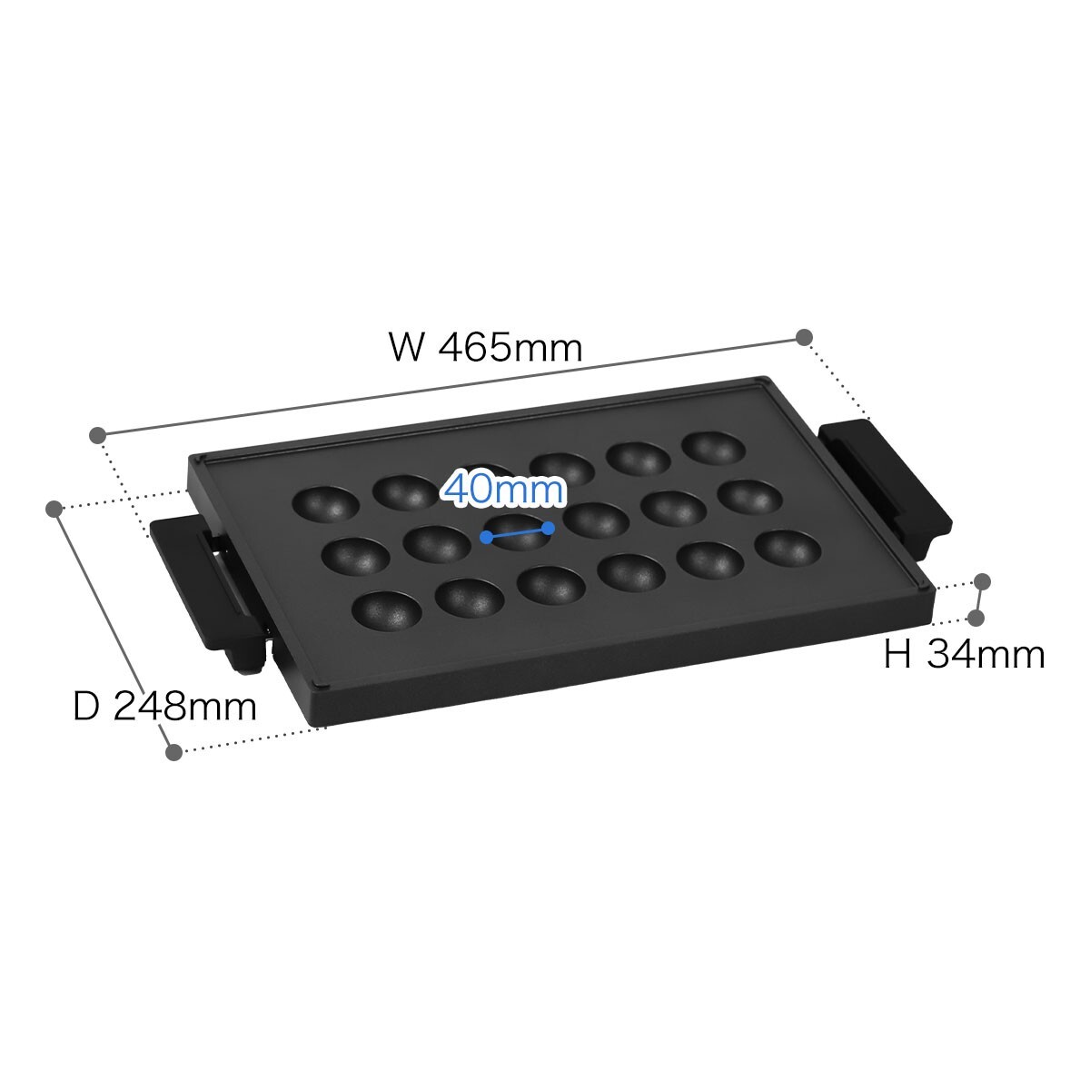 BALMUDA Takoyaki Plate for The Plate Pro K10-B100 Main unit sold separately NEW