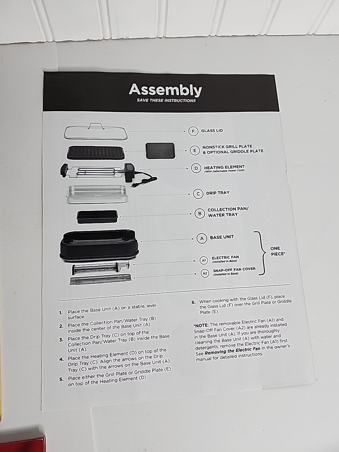 Power Smokeless Grill PG-1500 Owners Manual & Recipe Griddle Guide Favorite New
