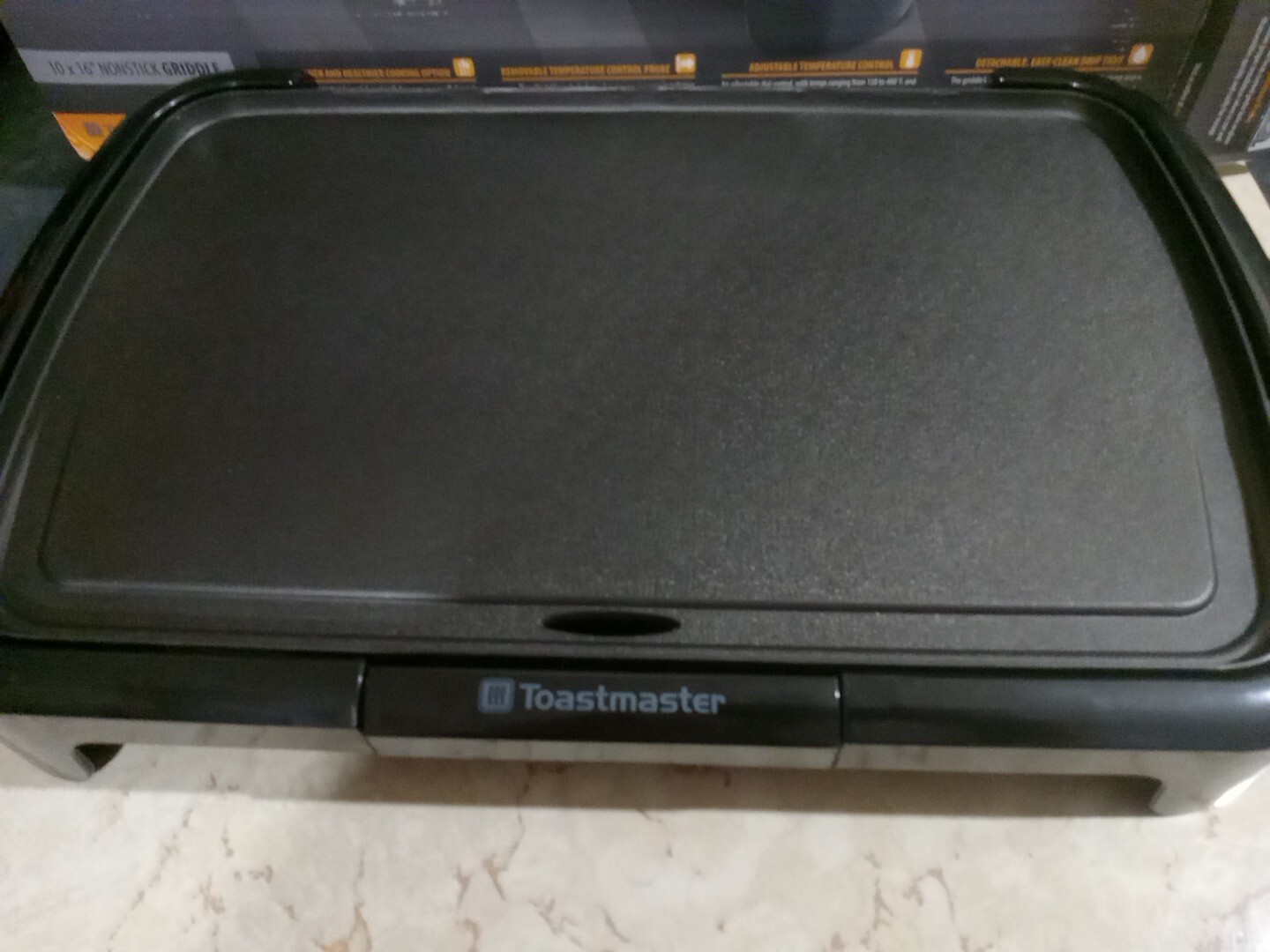 Toastmaster 10 x 16 Nonstick Griddle Breakfast Camping Electric Countertop