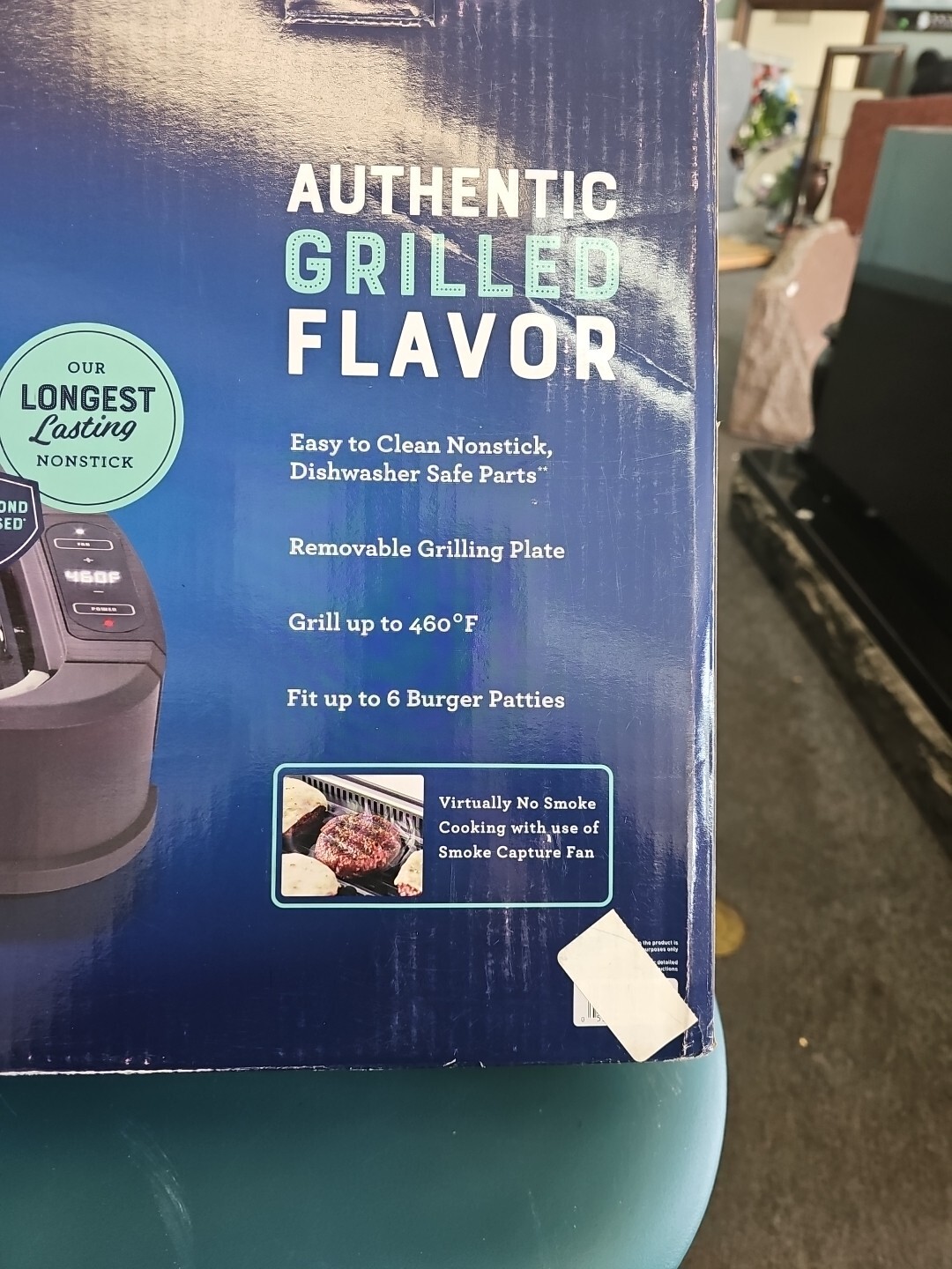 NIB Oster Indoor Smokeless Grill Diamondforce Nonstick Coating