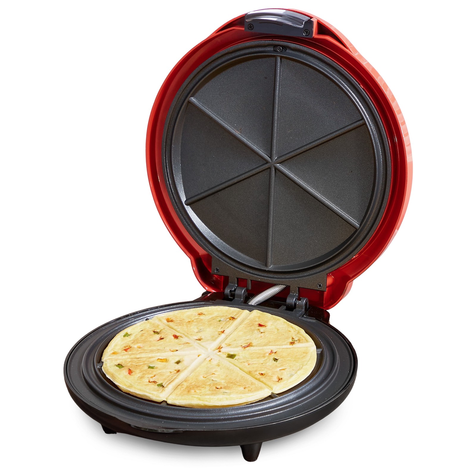 Elite Gourmet EQDL2500 Red 11″ Cheesy Quesadilla Maker