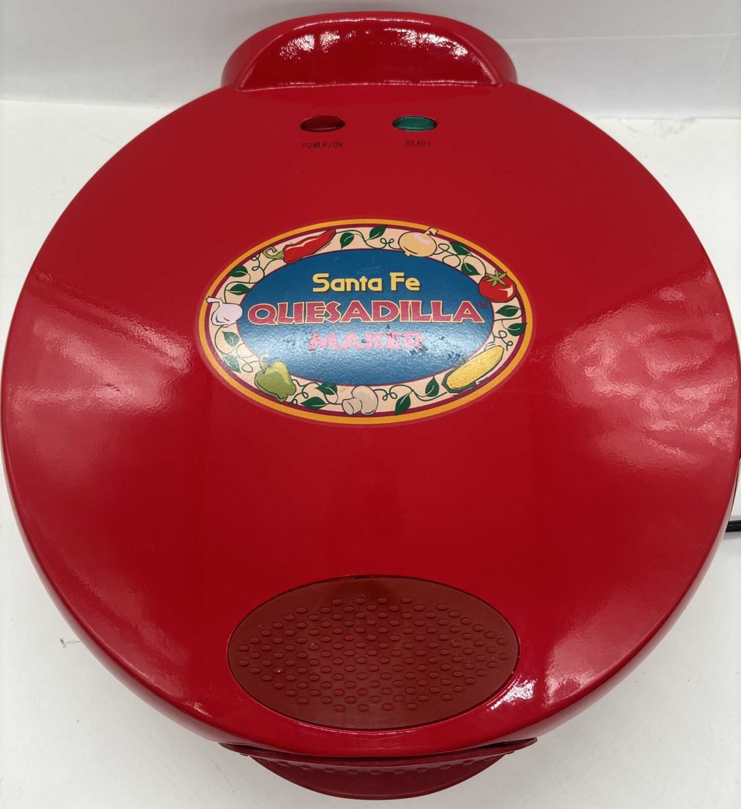 Santa Fe 12″ Quesadilla Maker QM2SFR Red Salton 2002 Tested