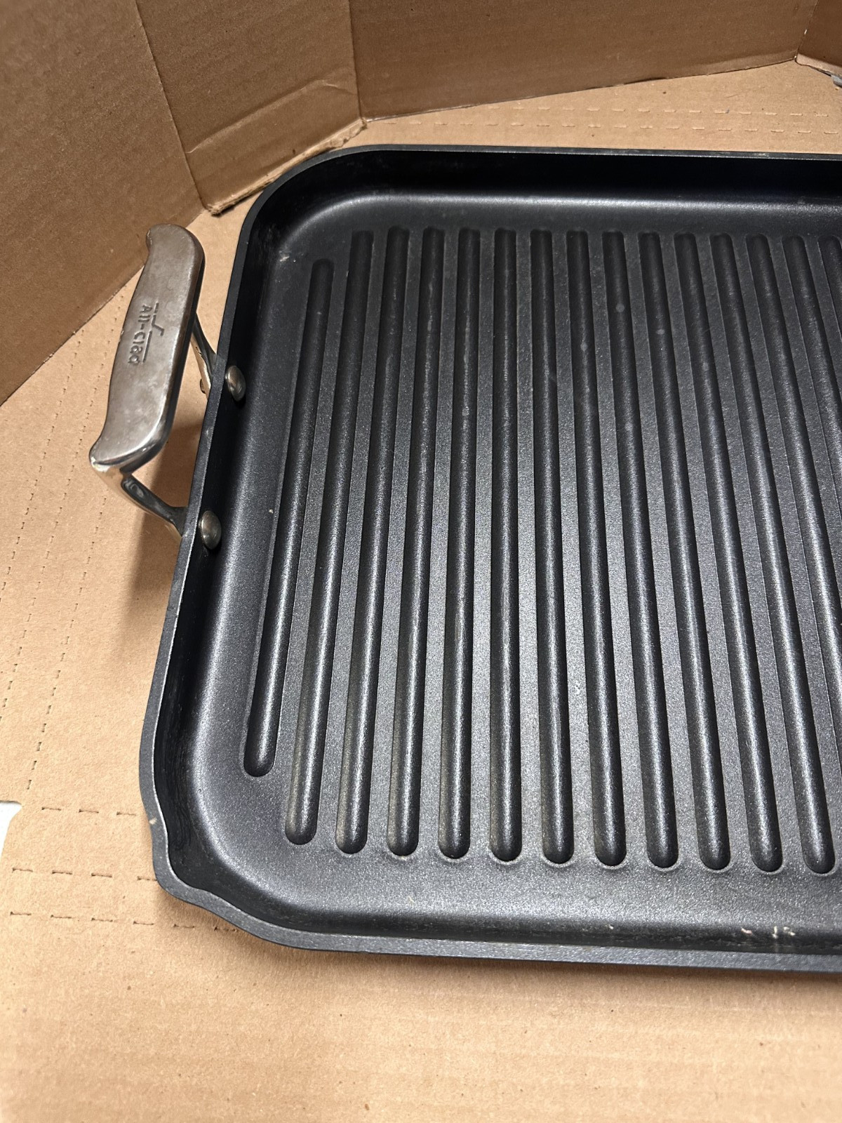 ALL-CLAD 13×20 Non-Stick Double Burner Griddle DS07 – EXCELLENT – FREE SHIPPING!
