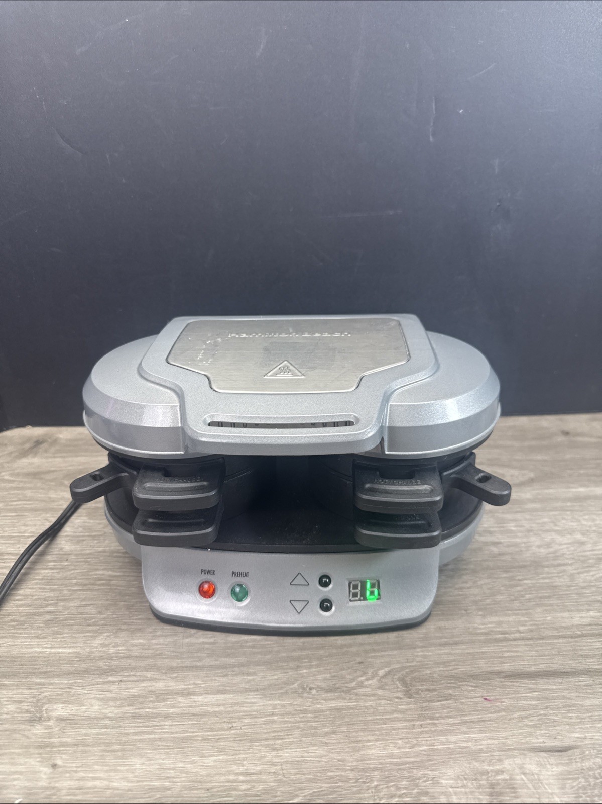 Hamilton Beach Dual Breakfast Sandwich Maker Model 25490A Type ST30 Tested Works