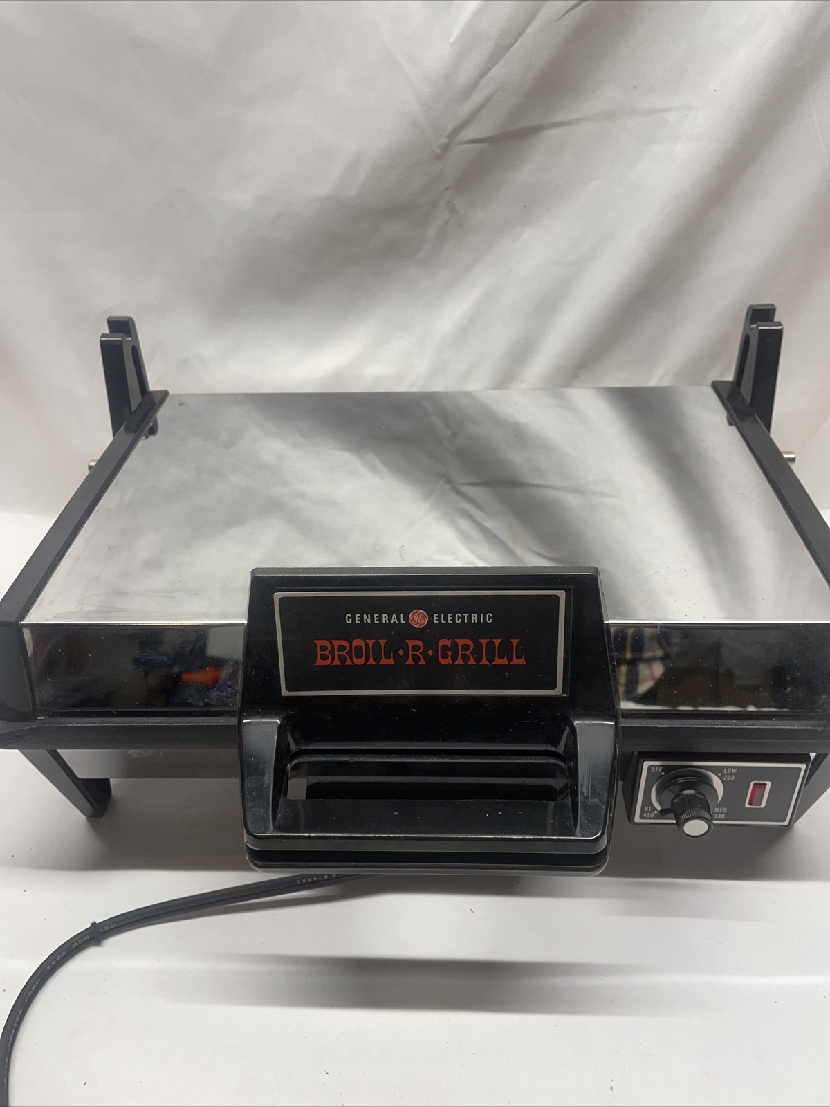 Vintage General Electric GE Broil R Grill Chrome Electric Broiler 3820-112