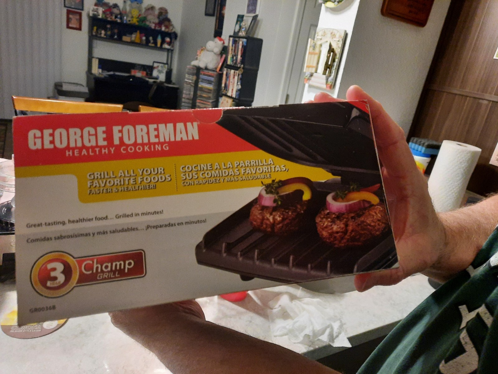 NEW in BOX George Foreman Champ black Grill from 2010