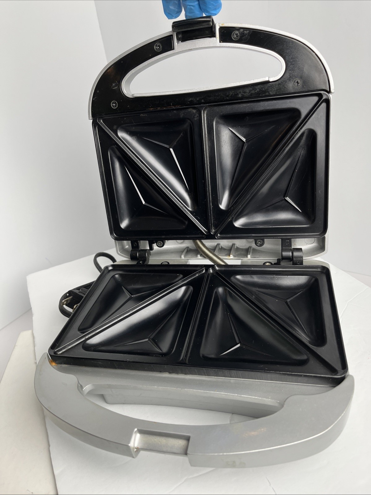 Cuisinart WM-SW2MM Countertop Cooking Dual Non-Stick Sandwich Grill TESTED/WORKS