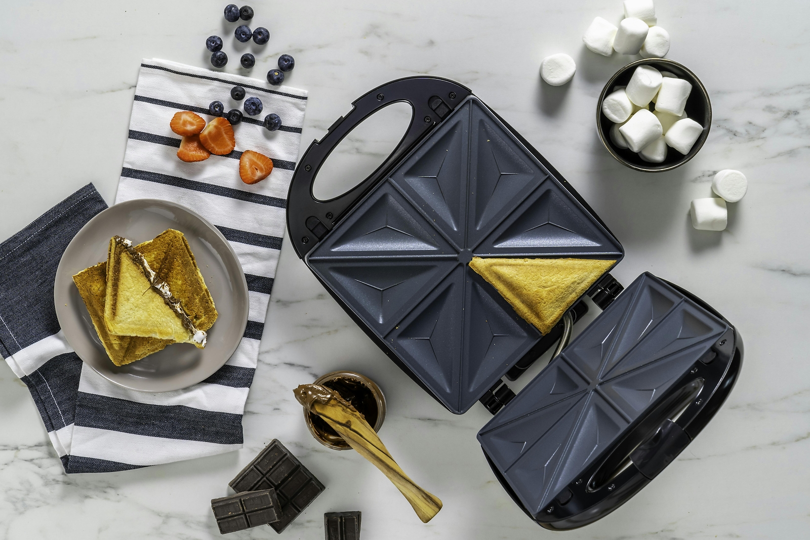 New Oster Nonstick Stainless Steel Sandwich Maker Electric Grill DiamondForce