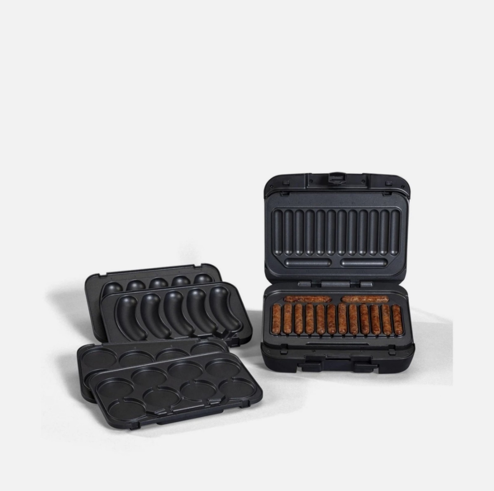 Johnsonville Sizzling Sausage Grill Plus BTG-500 3-in-1 Indoor Electric Grill