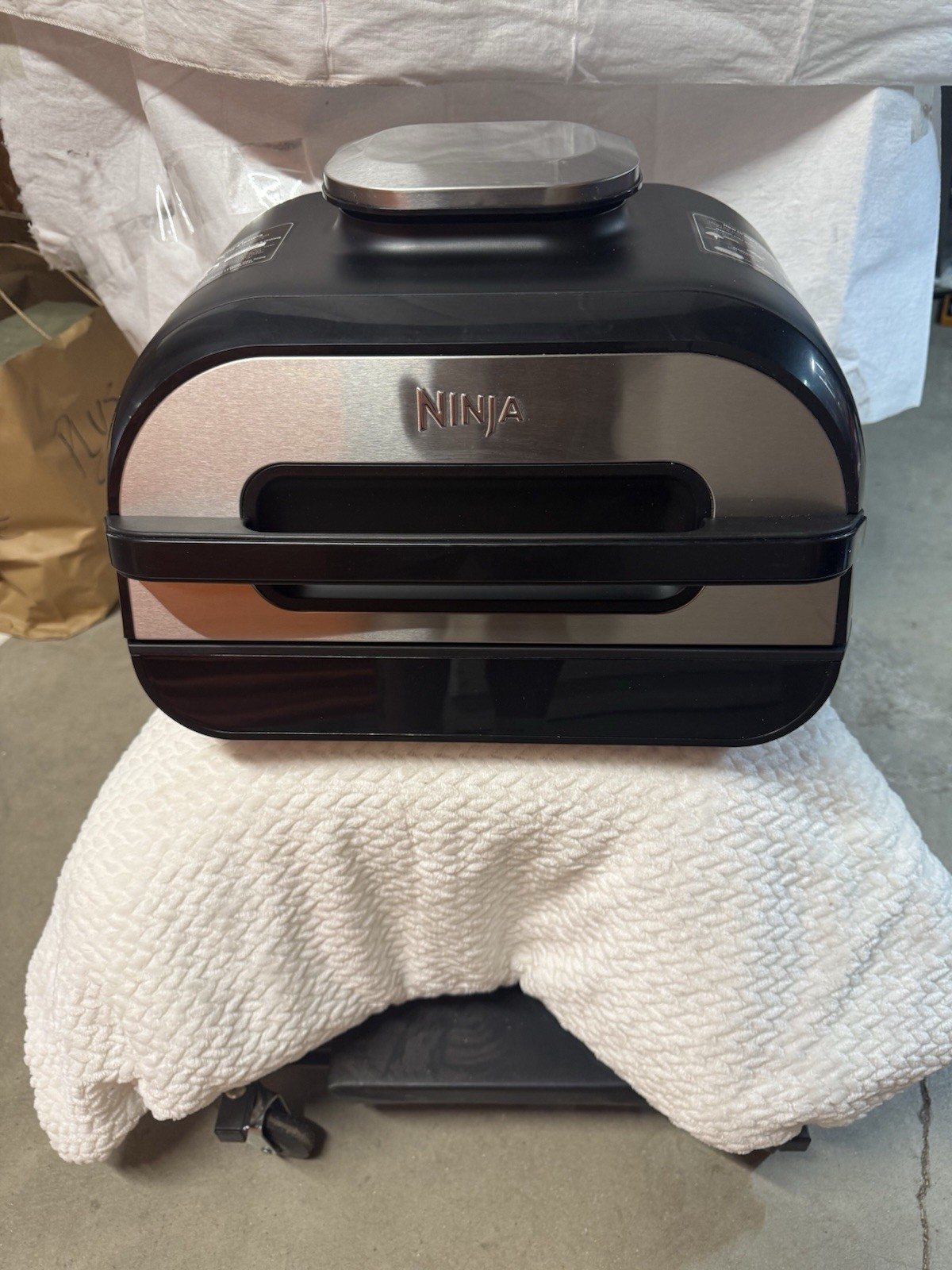 Ninja Foodi FG551 S5 Smart XL 6-in-1 Indoor Grill (Black) Tested & Works