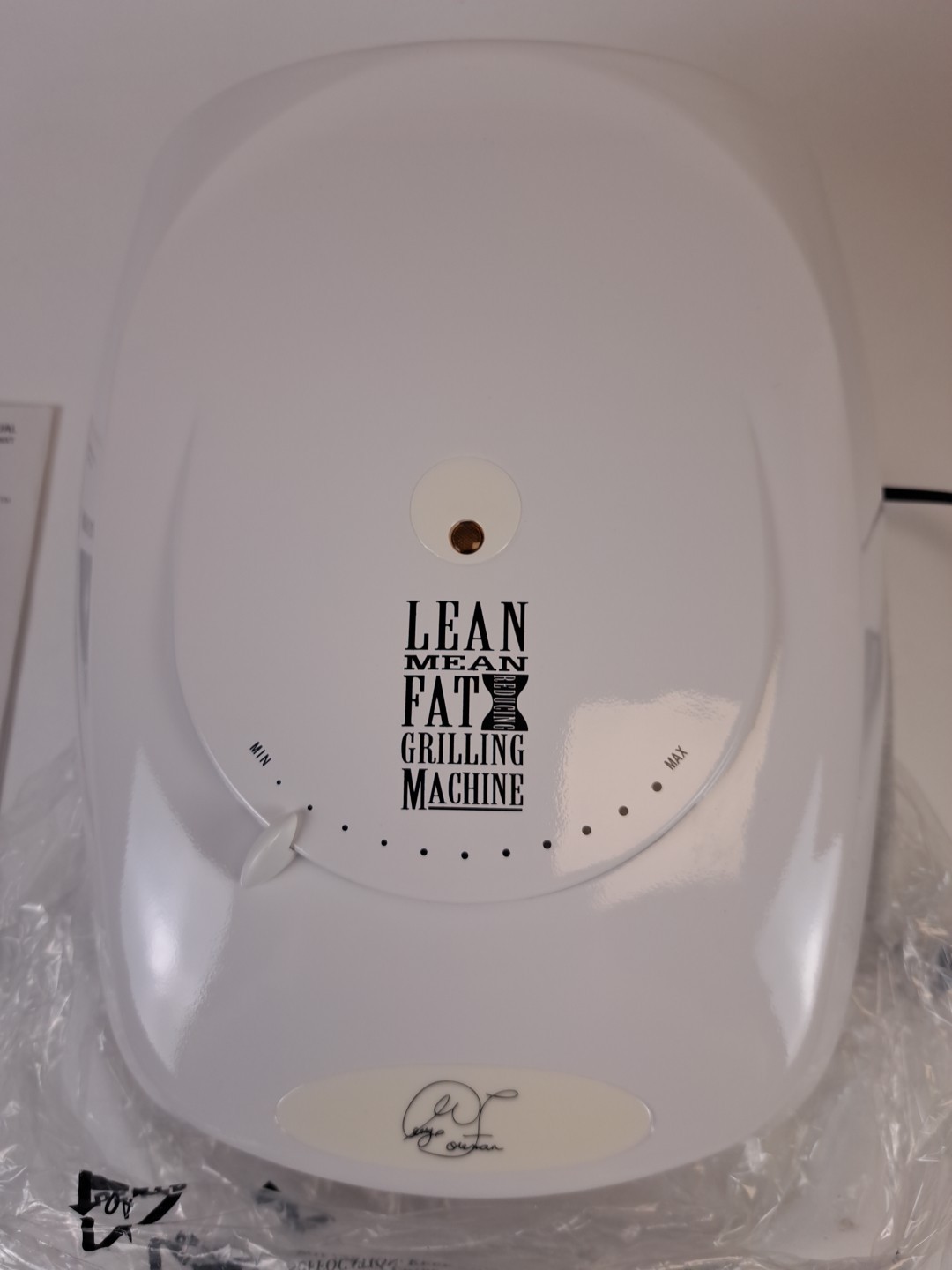 Vtg George Foreman Grill Extra Large Family Sized GR26CB Indoor Easy Cooking New