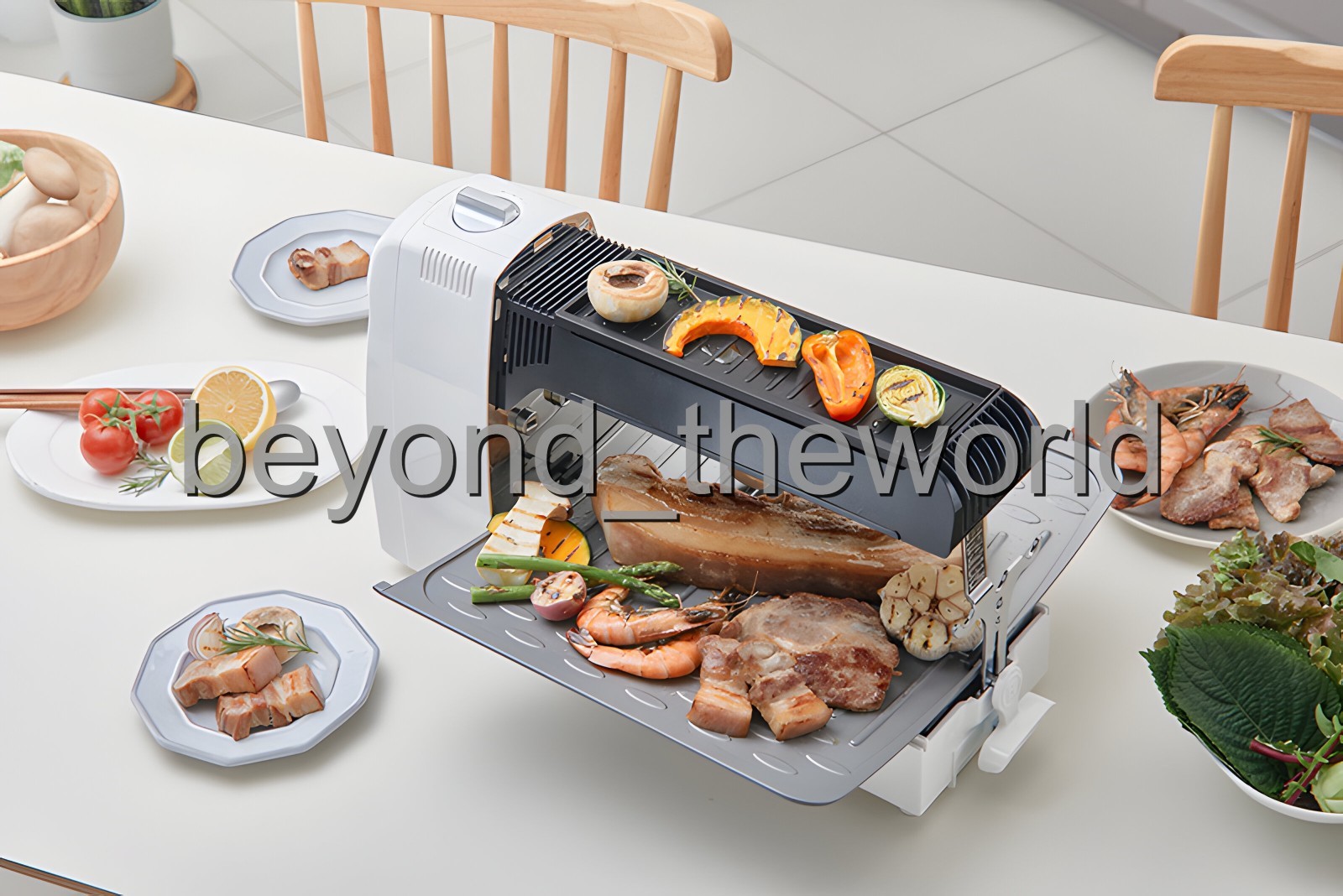 BRATEN Carpe Gusto Smokeless Grill FTBRCG for Korean BBQ, Steak, Fish & Skewers