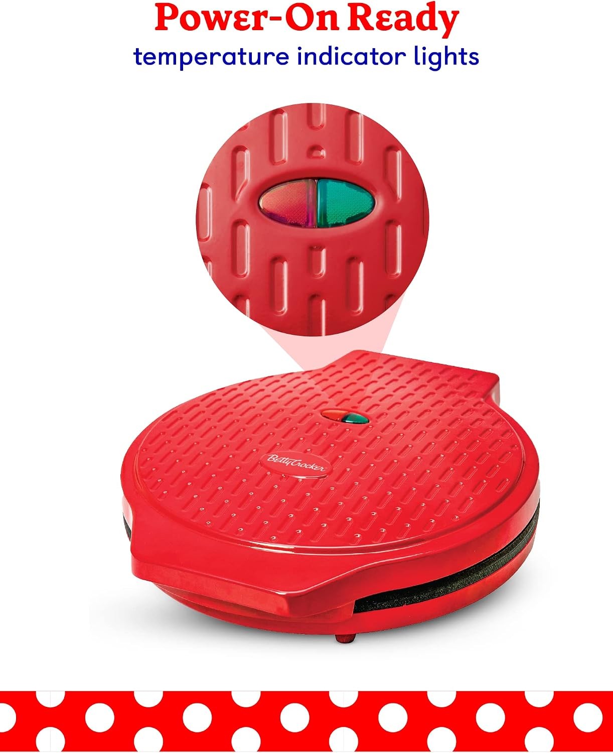 Pizza Maker Plus 12″ Indoor Grill 1440W BC-2958CR Red Nonstick Griddle Pan