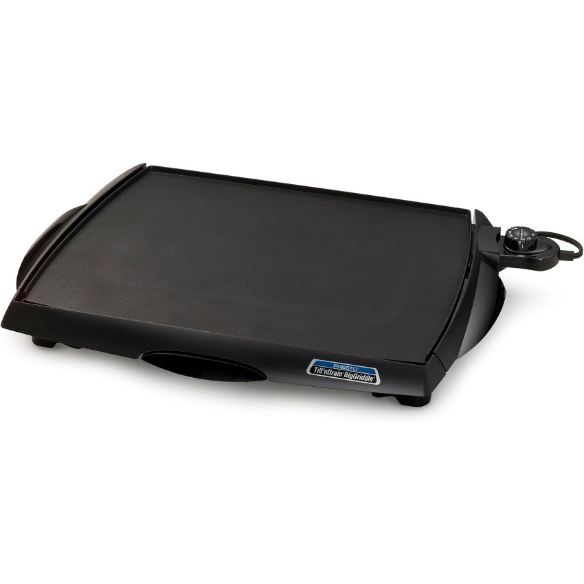 Presto 07046 Tilt ‘n Drain Big Griddle Cool-Touch Electric Griddle