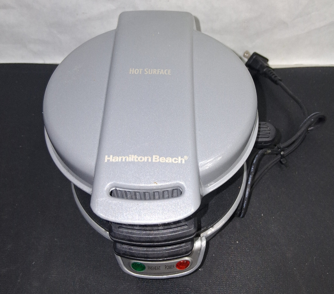 Hamilton Beach Breakfast Sandwich Burger Patty Press Maker ST29