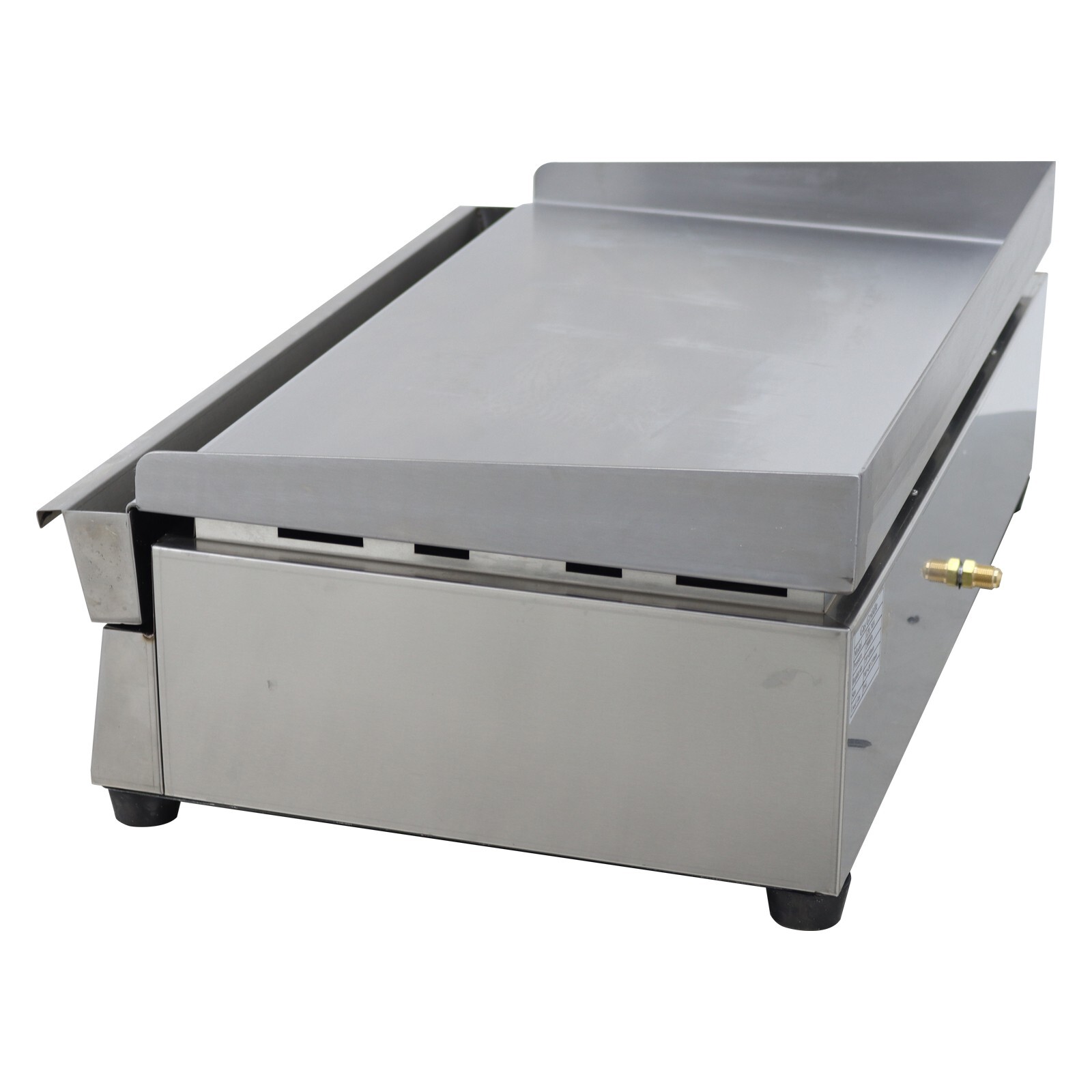 Commercial Kitchen Countertop Flat Griddle Grill Natural Gas Stainless Steel
