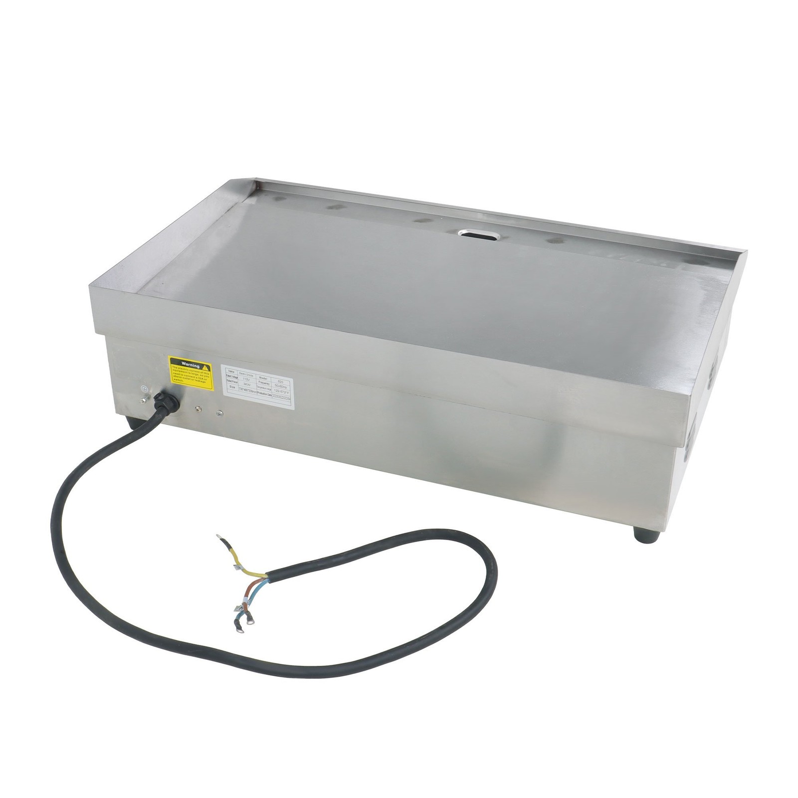 30″ Countertop Griddle Commercial Electric Griddle Flat Top Grill 122 – 572 °F