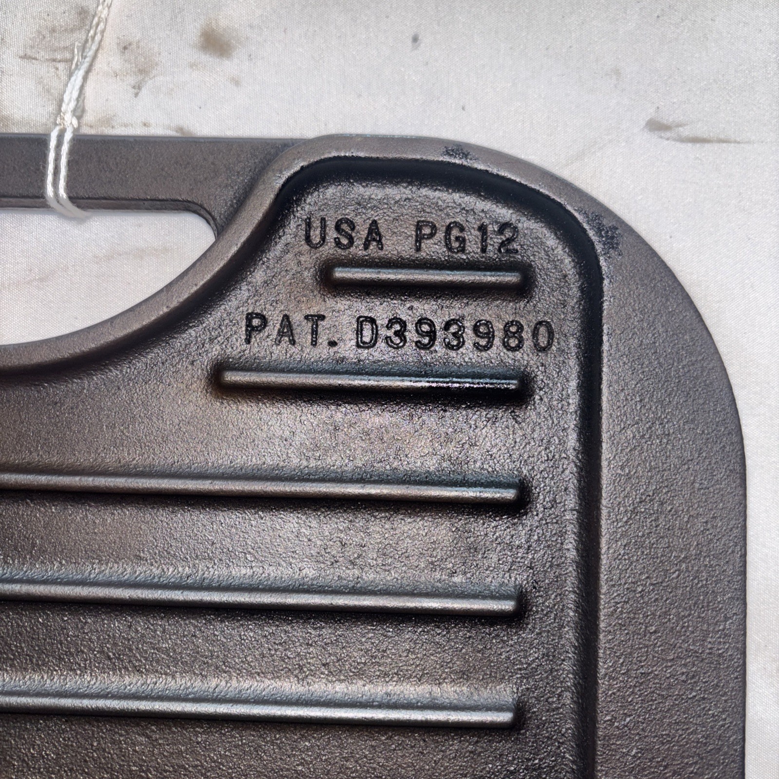 RESTORED Lodge Pro-Grid Cast Iron Reversible Griddle Combo PG12 SEASONED
