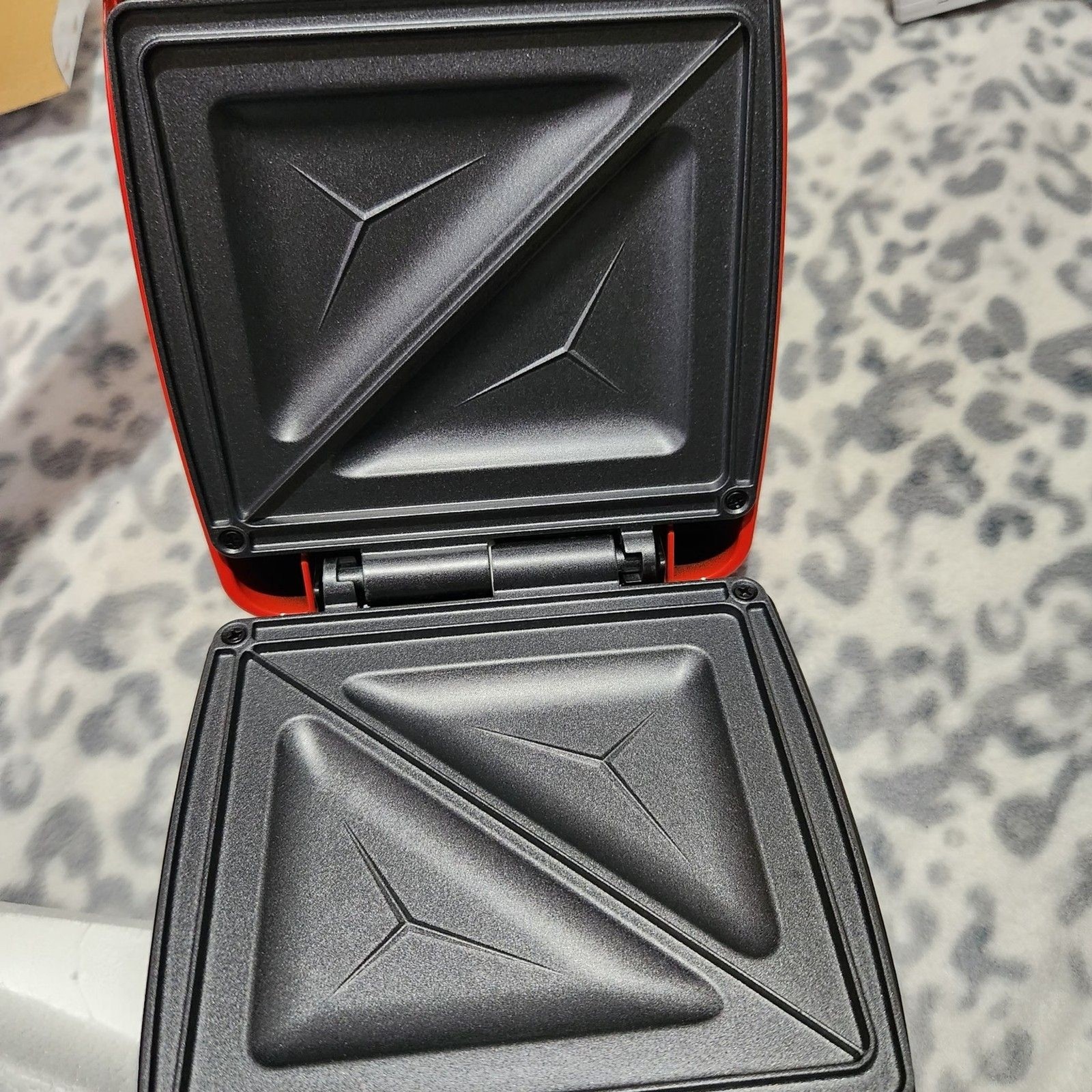 Sandwich Maker Small Red 8×5 Compact mymini sandwich maker