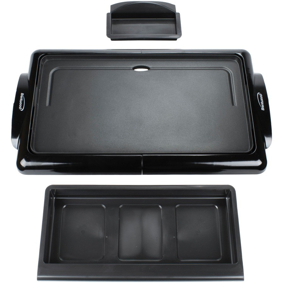 Brentwood TS840 Electric Griddle Non-stick Black 1 Sq. Ft.