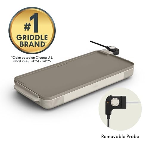 12×22 Nonstick Griddle bella Oatmilk 1500W Ceramic