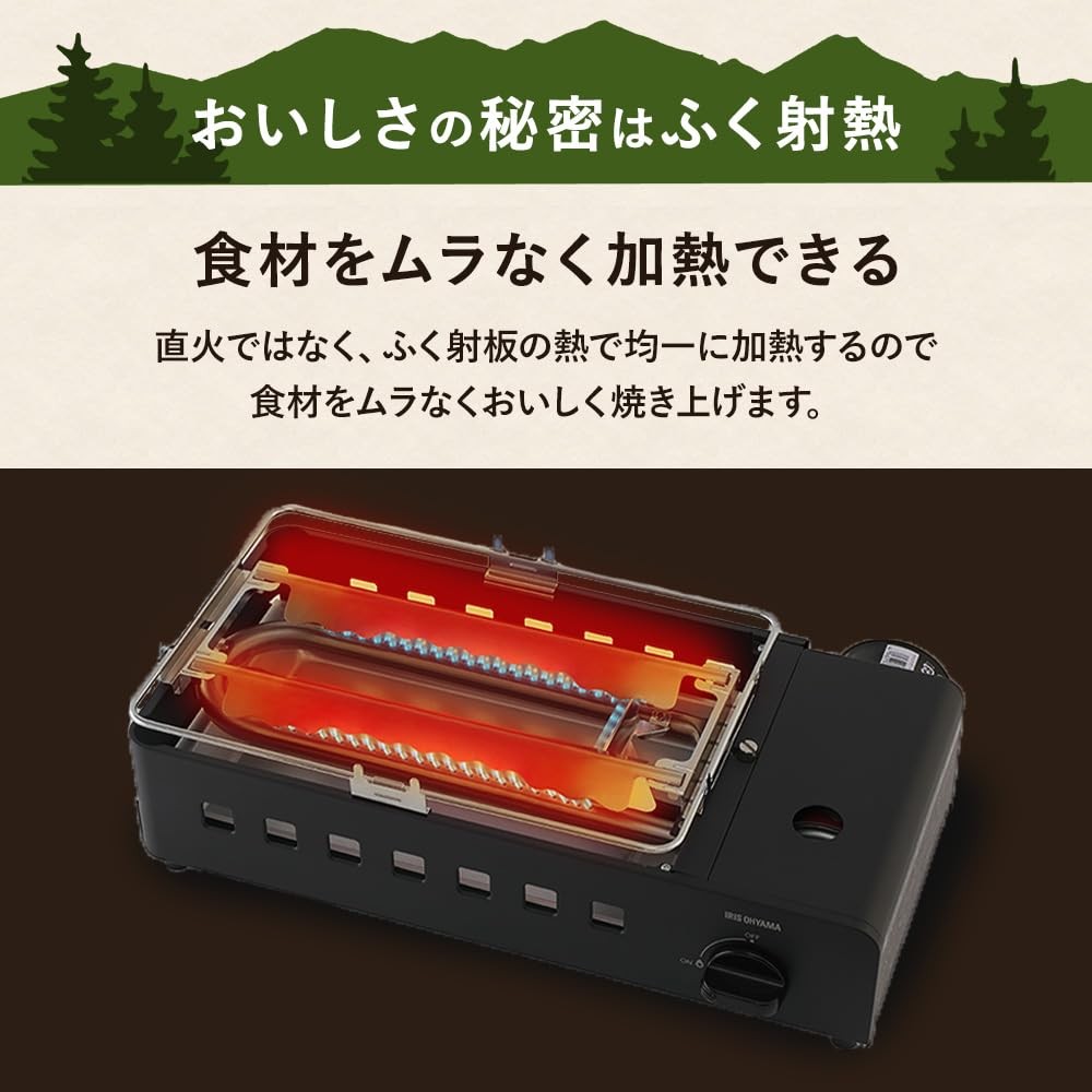 Iwatani ABURIYA CB-ABR-2 Portable Gas Grill Stove BBQ Only Console NEW
