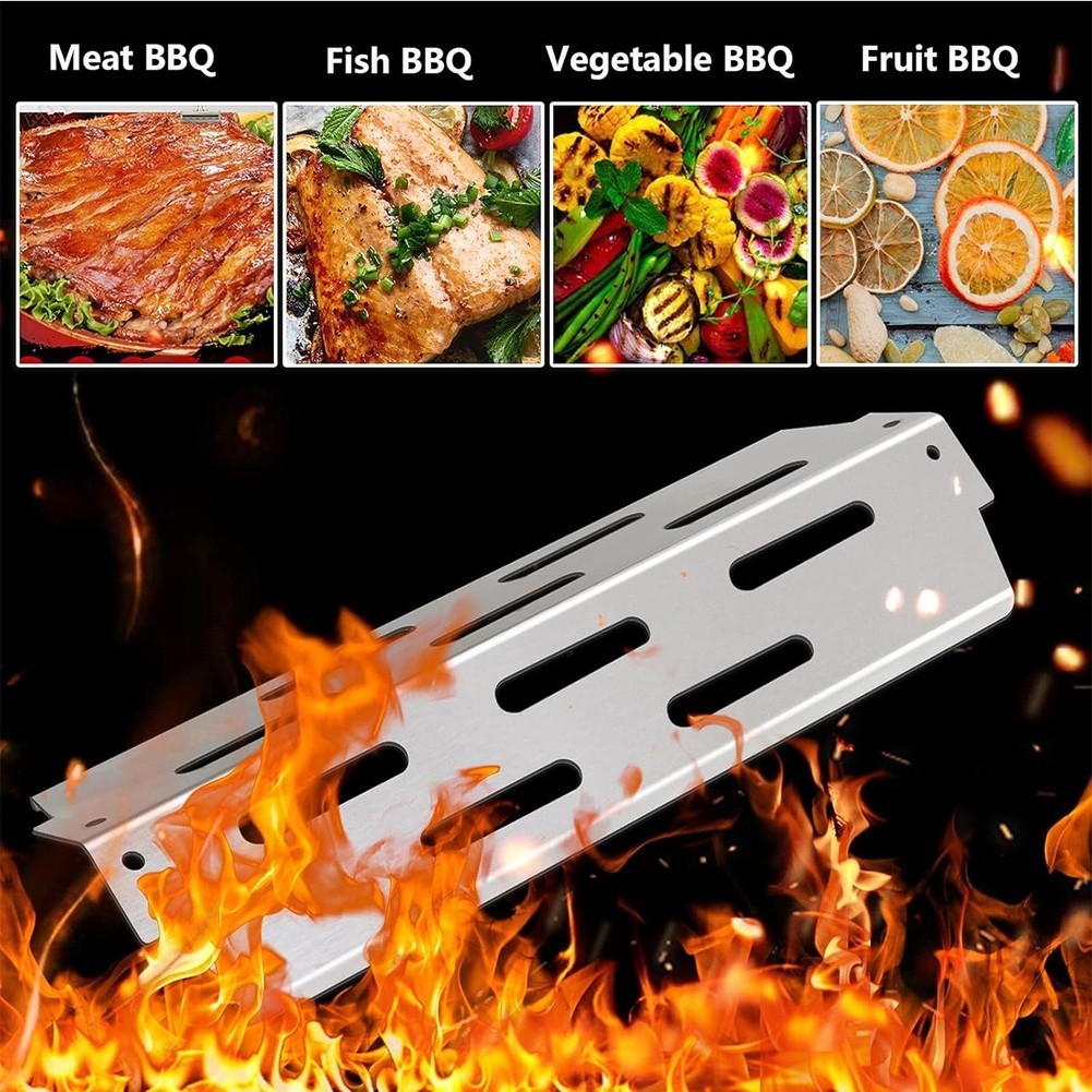 Stainless for shields Heat Deflectors Even Heat Distribution Wide Compatibility